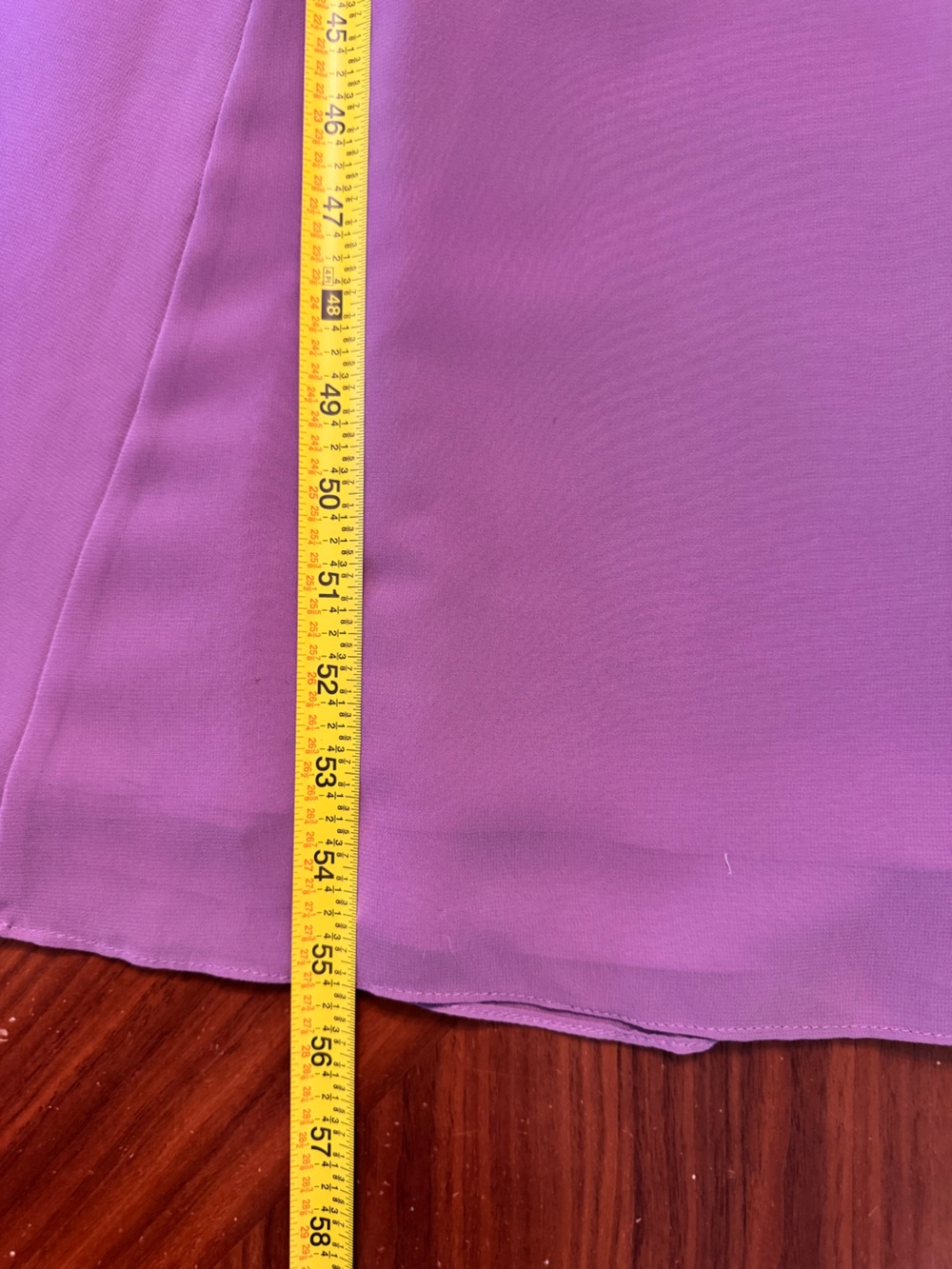 David’s Bridal Lilac Chiffon Formal Gown Draped Back Tie Dress 18 - Picture 13 of 13